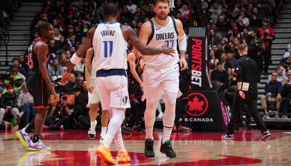 百家乐官网-东契奇：生涯队友中我和欧文最默契 我们季前赛的磨合帮助很大